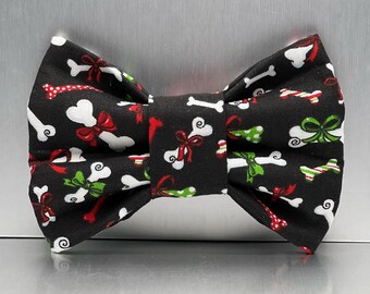 Christmas Dog Bow Tie: Holiday Pet Collar Accessory