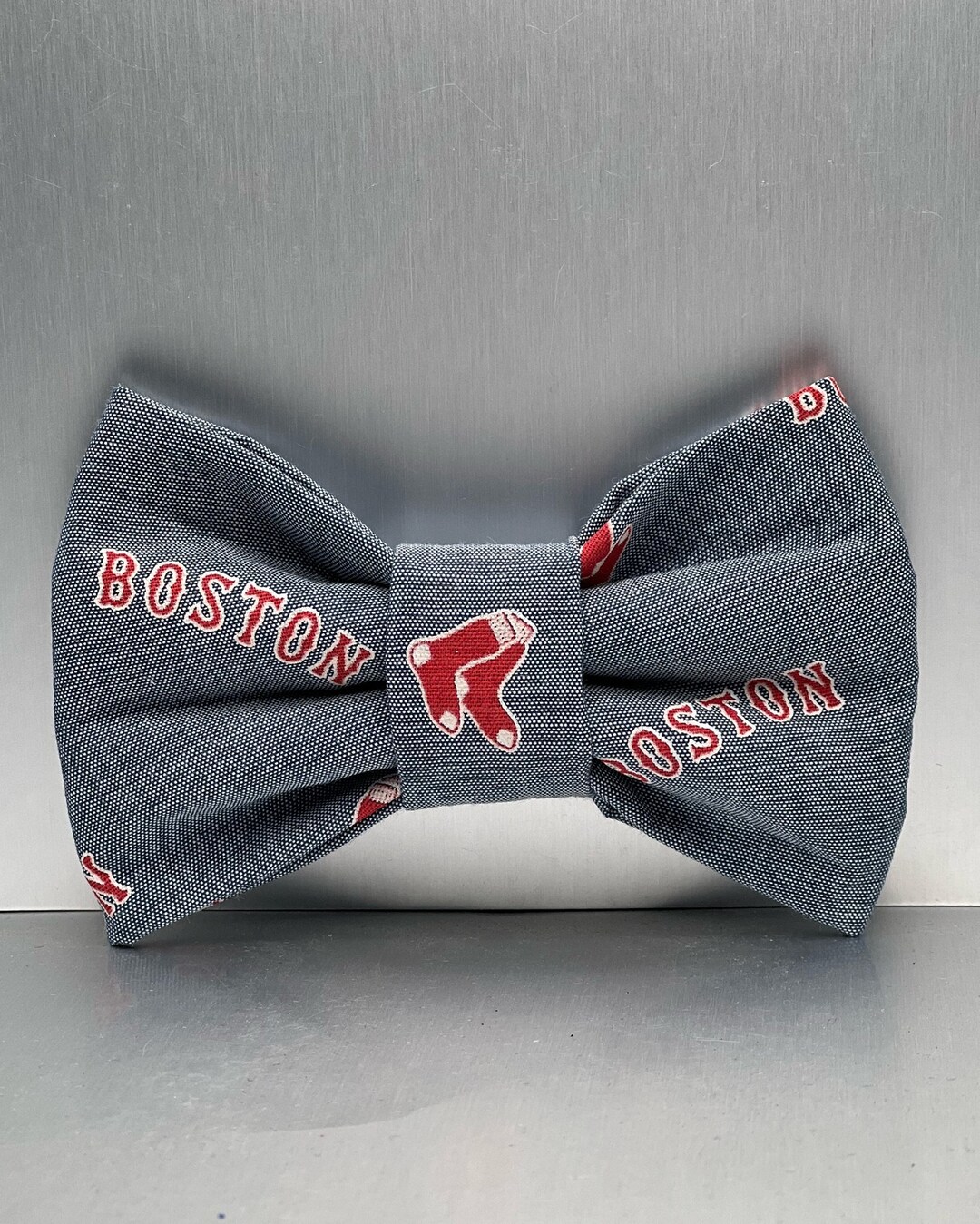 Dog Bow Ties Made With Boston Red Sox Fabric. Pet Bow, Dog Bow,dog Bow