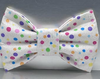 Dog Bow Tie. Pastel polkadot dog bowties,  cat bowties, Dog Bow ties, Holiday dog bow ties, Dog Bow Tie Easter, Polkadot bowties, Holiday b