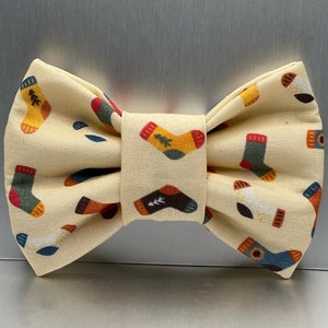 Sock dog bow ties, Dog bow ties, Fall pet Bows, cat fall bow tie, extra large dog bow tie, cat bowties, holiday dog bow ties,winter dog bows