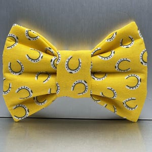 Horse shoe dog bow ties, horse dog bow ties, horse rider gift, Xtra Large Dog Bow ties, theme dog bow ties, cat bow ties, pet gifts, Ranch
