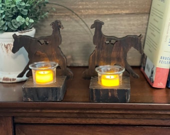 Rodeo Cowboy Tea Light Candles