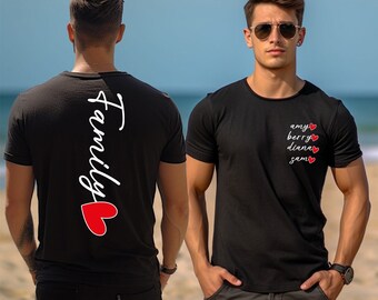 Custom Family Shirt, Personalized Family Shirt, Family Shirt, Gifts for Mom , Gifts for Family, Matching Family Shirt, Custom Family Name