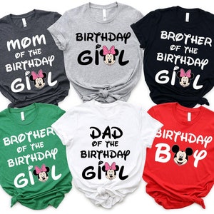 Funny Birthday Shirts, Birthday Party Girl Shirt, Cute Kids Birthday Shirt, Birthday Girl Shirt, Birthday Shirt, Disney Birthday Shirt