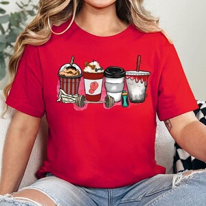 Christmas Coffee Shirt, Christmas Sweatshirt, Christmas Family Shirts, Cool Christmas TShirt, Xmas Latte Drink