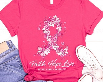 Breast Cancer Shirt, Cancer T Shirt, Cancer Warrior T-Shirt, Cancer Survivor T-Shirt, Stronger Than Cancer, Cancer Awareness Shirt