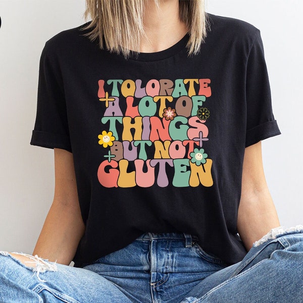 Celiac Disease Awareness Shirt, Gluten Free Gifts, Funny Gluten Shirt, Celiac Warrior Gift, Gluten Free Diet T Shirts, Food Allergy Tshirt