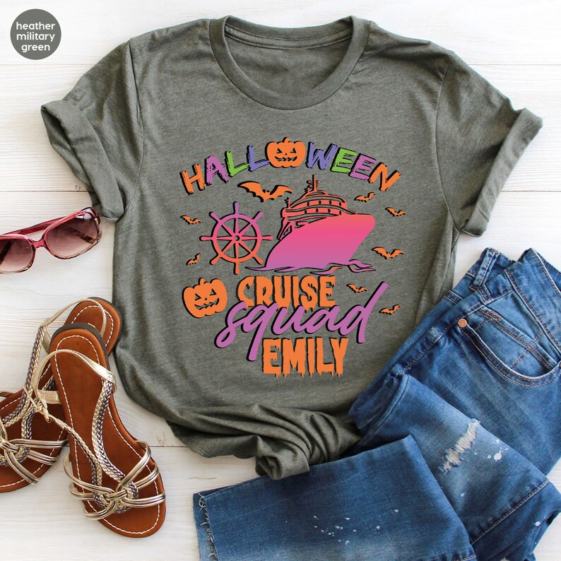 a t - shirt that says halloween cruise great family
