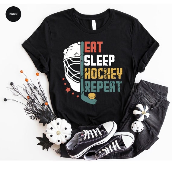 Hockey Player Shirt, Hockey Team T Shirt, Hockey Moms T-Shirt, Hockey Lover Gift, Hockey Sports Shirts, Ice Hockey Shirt, Ice Hockey Player