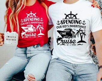 Funny Cruise Tee, Cruise Ship Vacation T-Shirt, Cruising Parents Tee, Cruise Vacation Shirts, Nautical Couple Trip Tees, Summer Vacation Tee