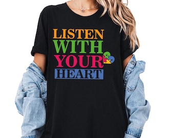 Autism Day Awareness Shirt, Autism Mom Tshirt, Puzzle Piece Tee, Heart Tee, Fight Autism Shirt,  Austistic Kids Gift, Autism Month  Shirt