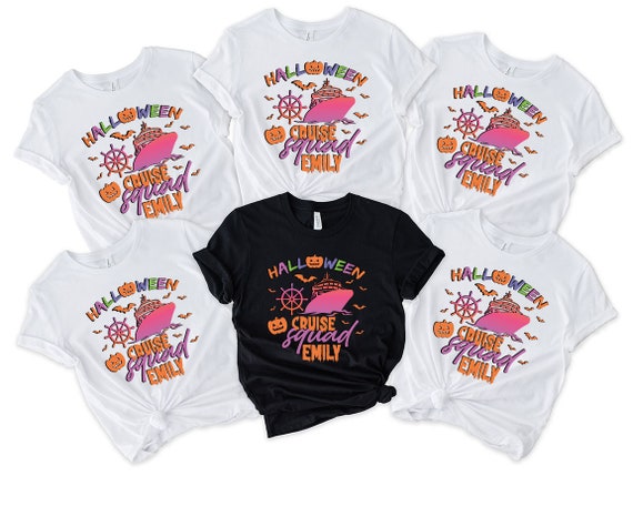 Custom Halloween Cruise Thirt, Halloween Cruise Squad Shirt, Halloween Vacation Shirt, Halloween Vacation Cruise Tee, Halloween Travel Shirt