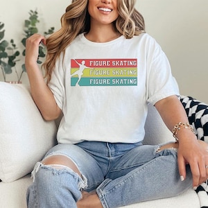 Ice Skating Shirt, Funny Ice Skating Tshirt, Ice Skating Gifts, Figure Skater T-shirt, Girls Ice Skating Tee, Womens Ice Skating Shirt