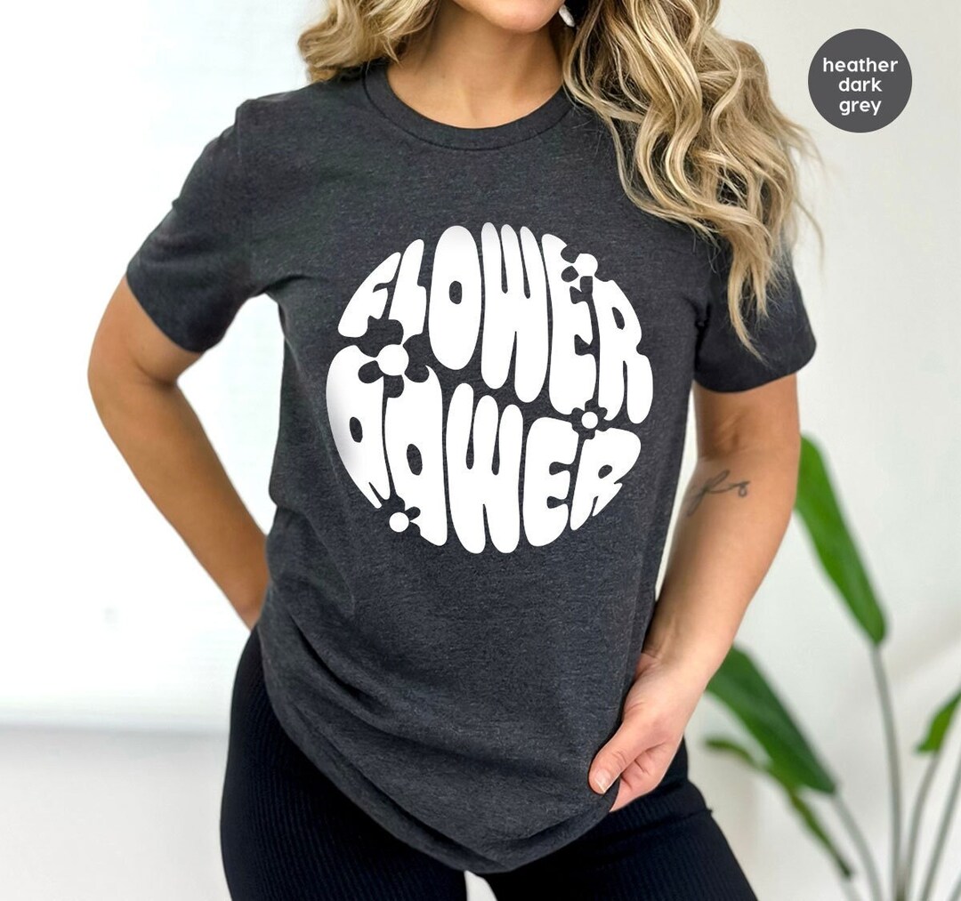 Flower Shirts, Gifts for Florist, Cool Womens Clothing, Girls Tshirts
