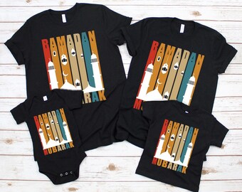 Ramadan Mubarak Shirt, Family Matching Shirt, Ramadan Gifts, Ramadan 2024 Shirt For Muslims,Gift For Muslim Friend,Eid T-Shirt,Muslim Tee