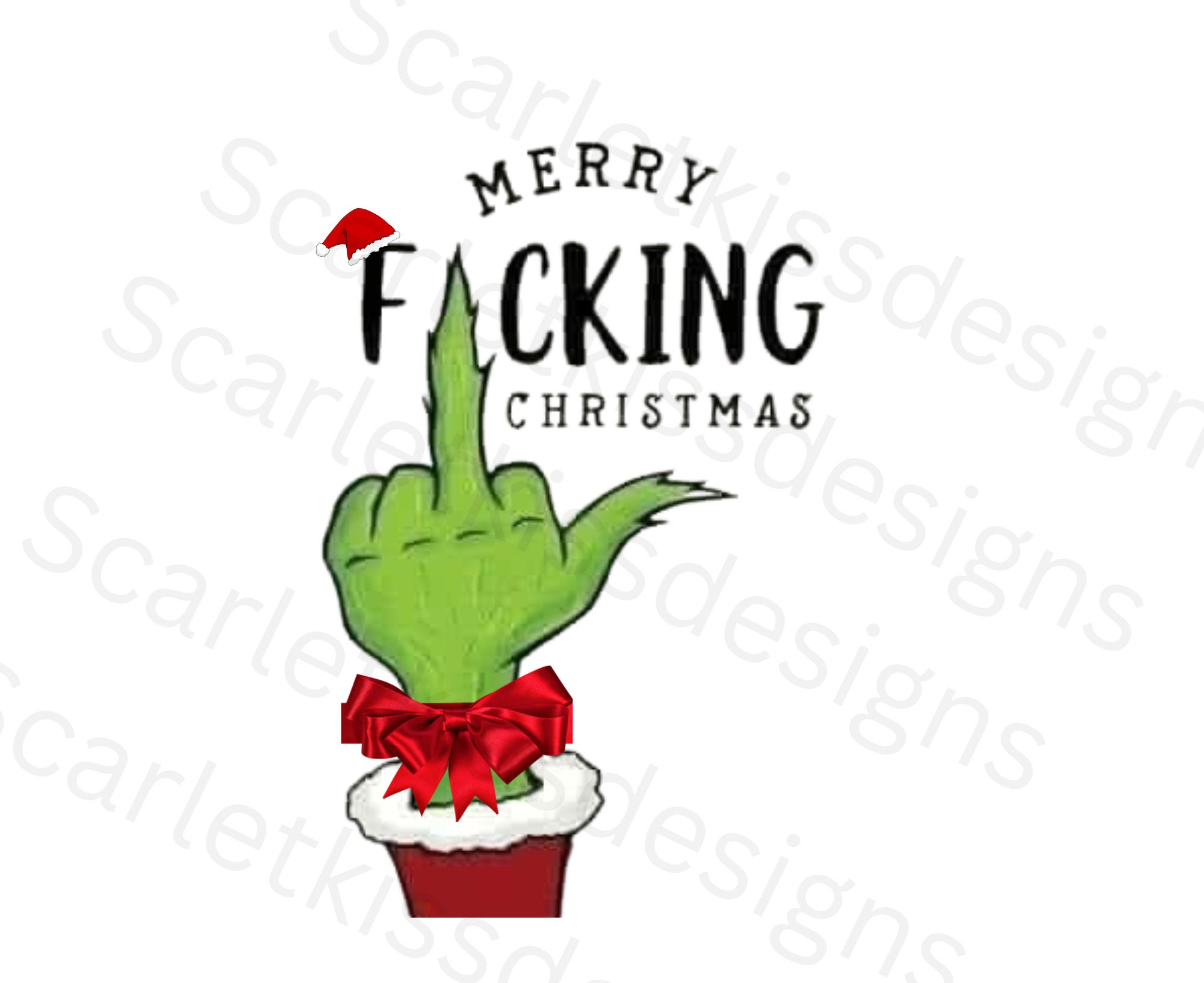 Grinch Merry F#cking Christmas Tumbler