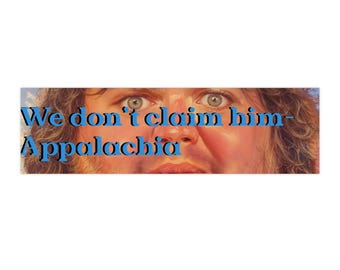 JD Appalachian Vance | Humor Bumper Stickers, Democrat Leftist Decal