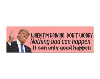 Só coisas boas podem acontecerCar Magnet - Anti MAGA, Humor Magnet, Declaração Política
