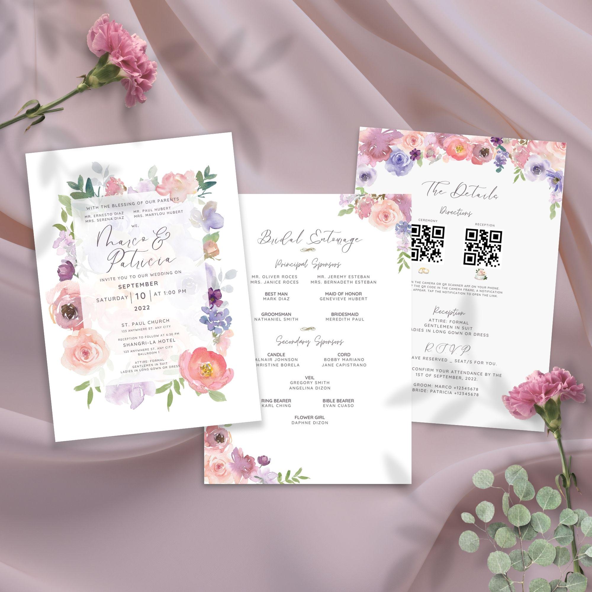 Peach and Lilac Etsy