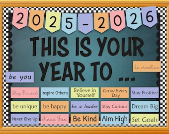 Back to School Bulletin Board Kit: Classroom Decor