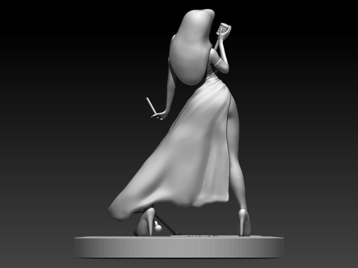 Jessica Rabbit Singing STL File for 3D Printing Etsy