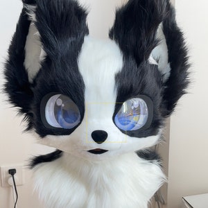 Sam The Canine, Foam Furry Fursuit Head Base for Fursuiting and Cosplay DIY  Off White, 'One Size' : Arts, Crafts & Sewing 
