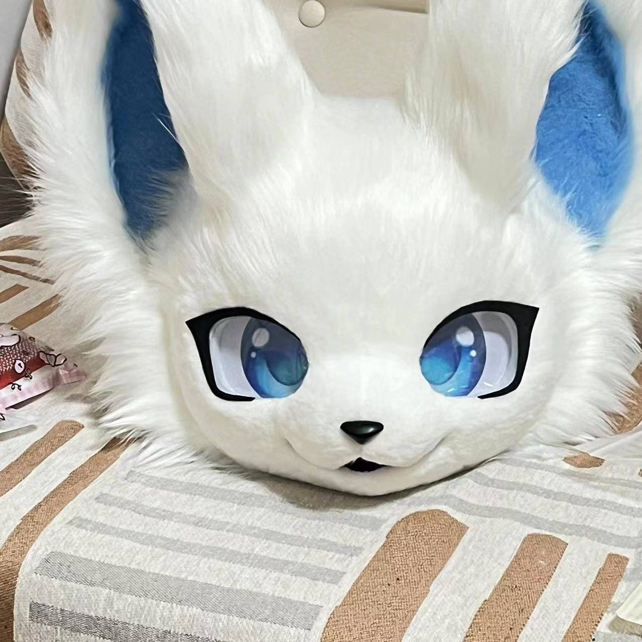 Rose the Cat, Furry Fursuit Foam Full Head Base for Fursuiting