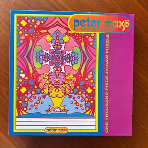 値下！アンティーク◇未開封peter max 100ピースパズル◇LOVE Vintage Peter Max 100 Piece Jigsaw Puzzle by Ceaco 