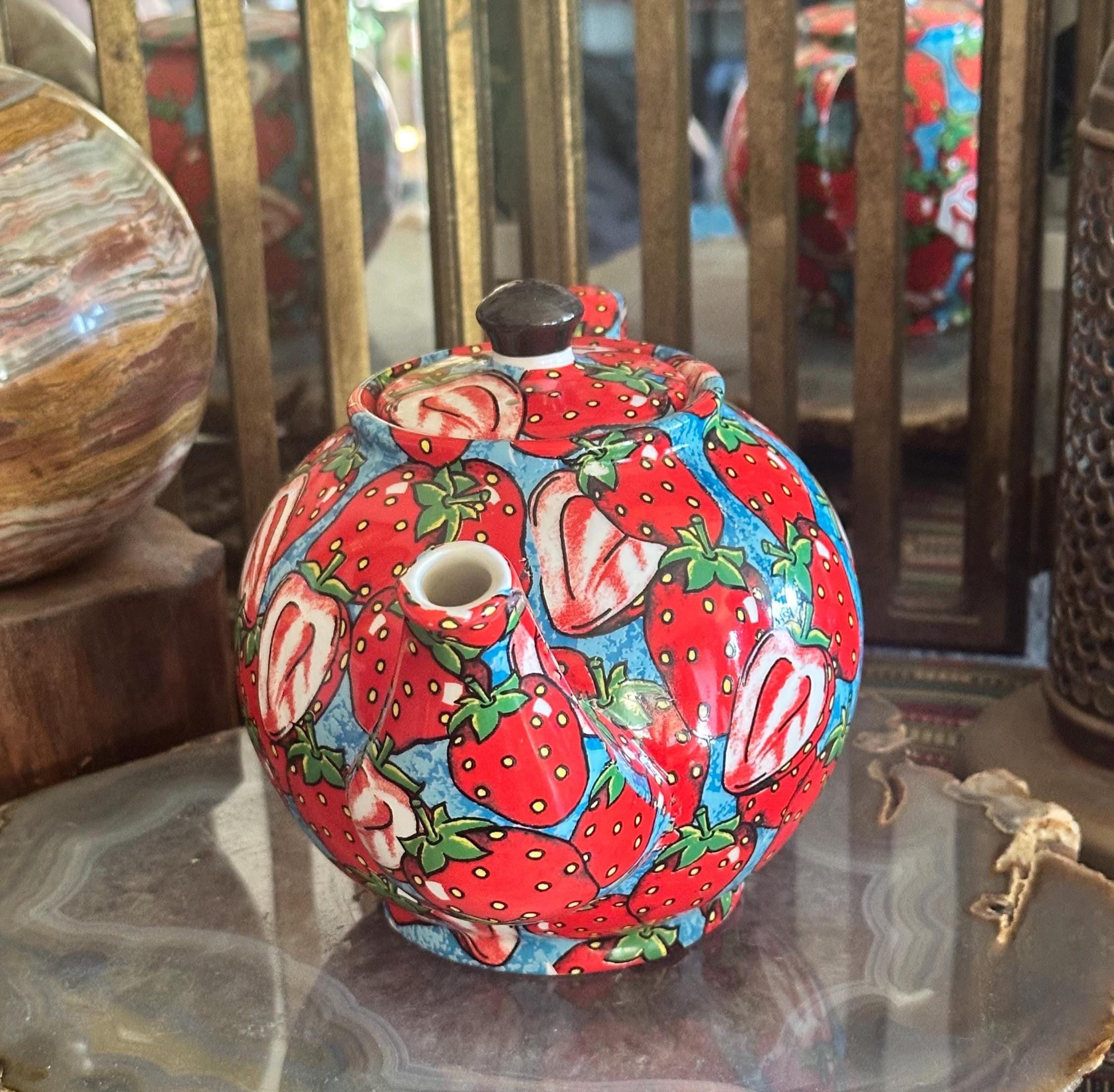 Vintage 1990s Paul Cardew Designs Collectible Strawberry Novelty
