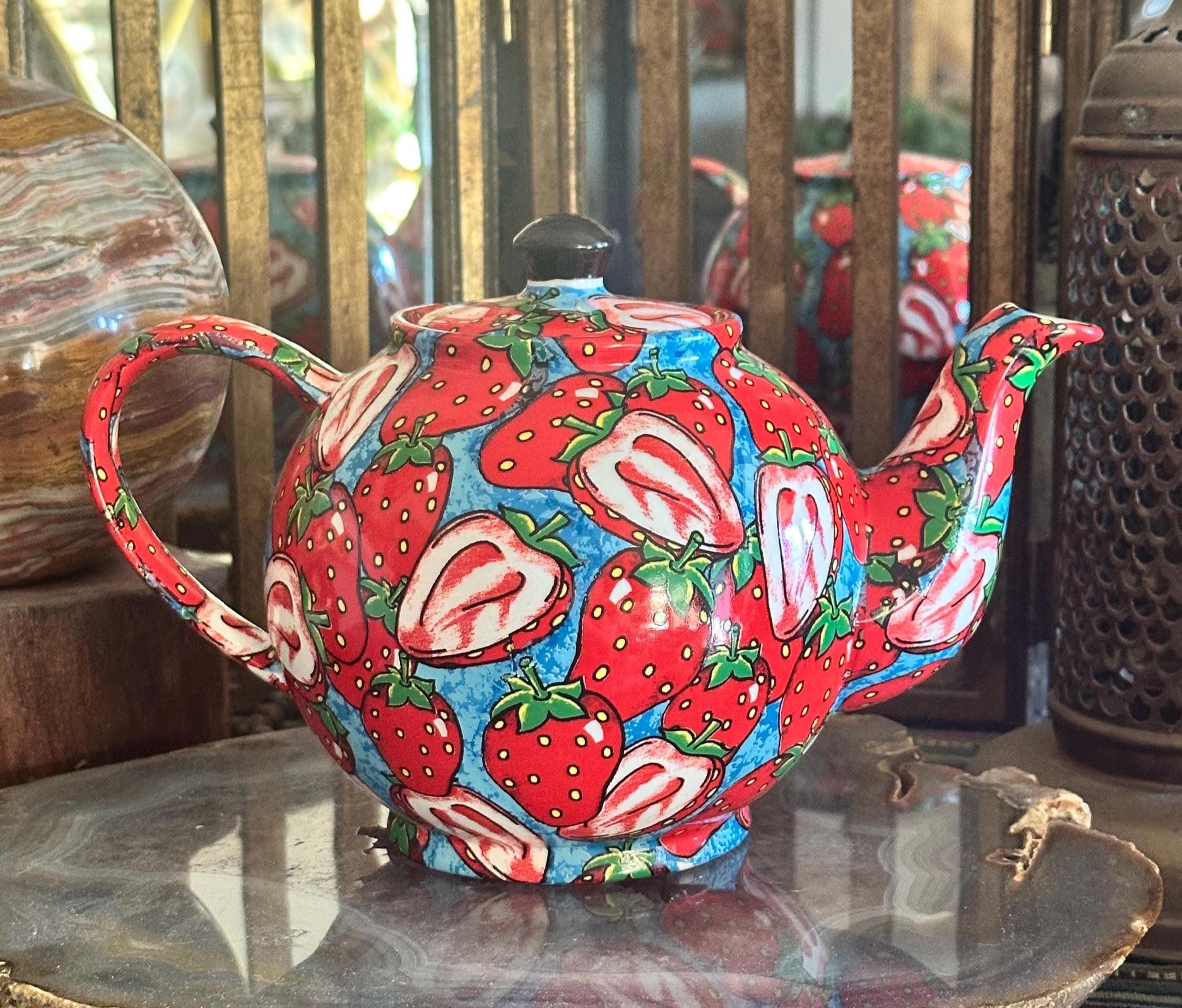 Vintage 1990s Paul Cardew Designs Collectible Strawberry Novelty