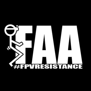 Foda-se o decalque de vinil da FAA