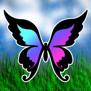 Holographic Butterfly Decal