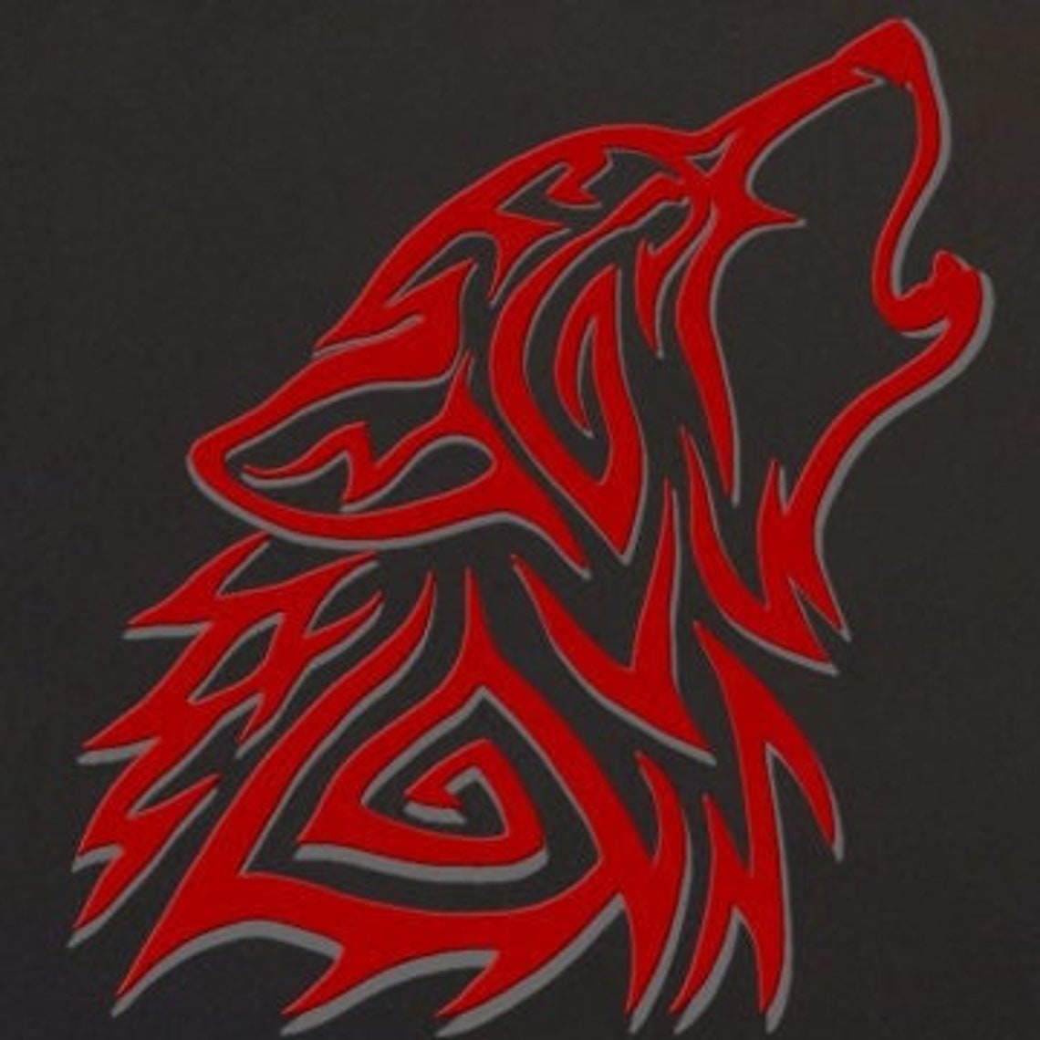 Wolves Vinyl Tribal Wolf Vinyl Decal - Etsy