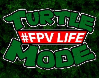 FPV Turtle Mode Vinyl Decal