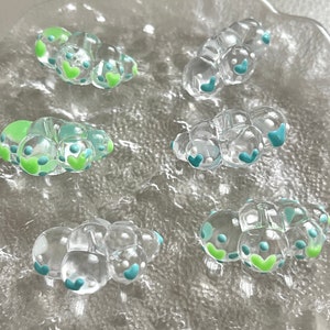 Resin Cloud Drilled Beads | Cloud Shaped Bead