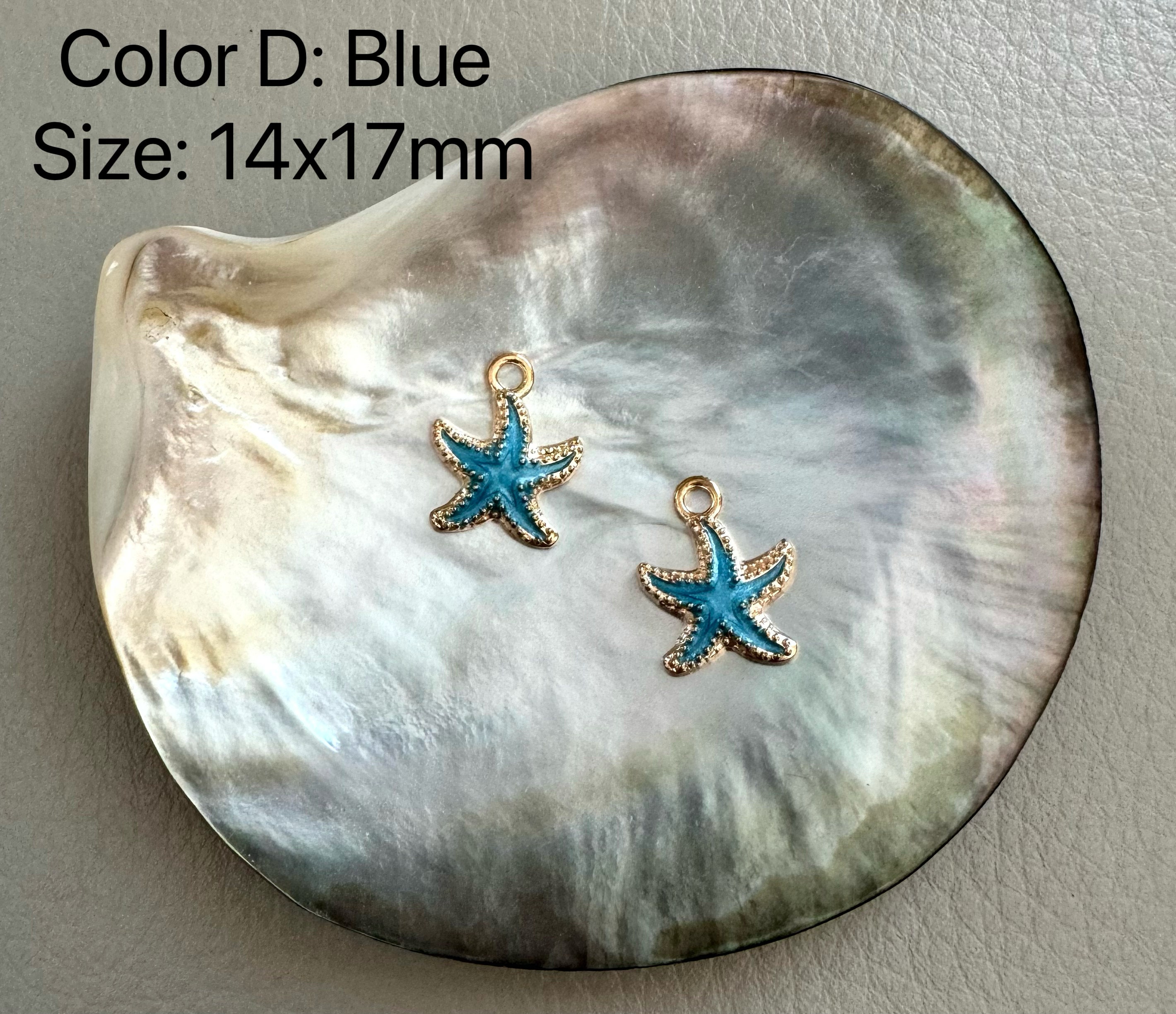 DOKRIN Seestern Charms 16 Stück - Metall Anhänger Für Schmuckherstellung