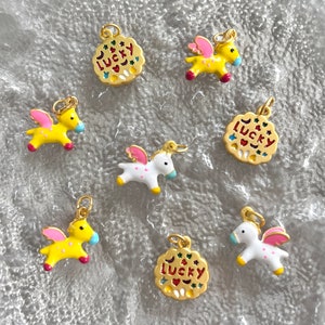 Cute Metal Flying Horse Charms | Lucky Charms
