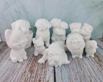 DIY Paint Your Own Dog Figurine Kit – Dog Lover Gift