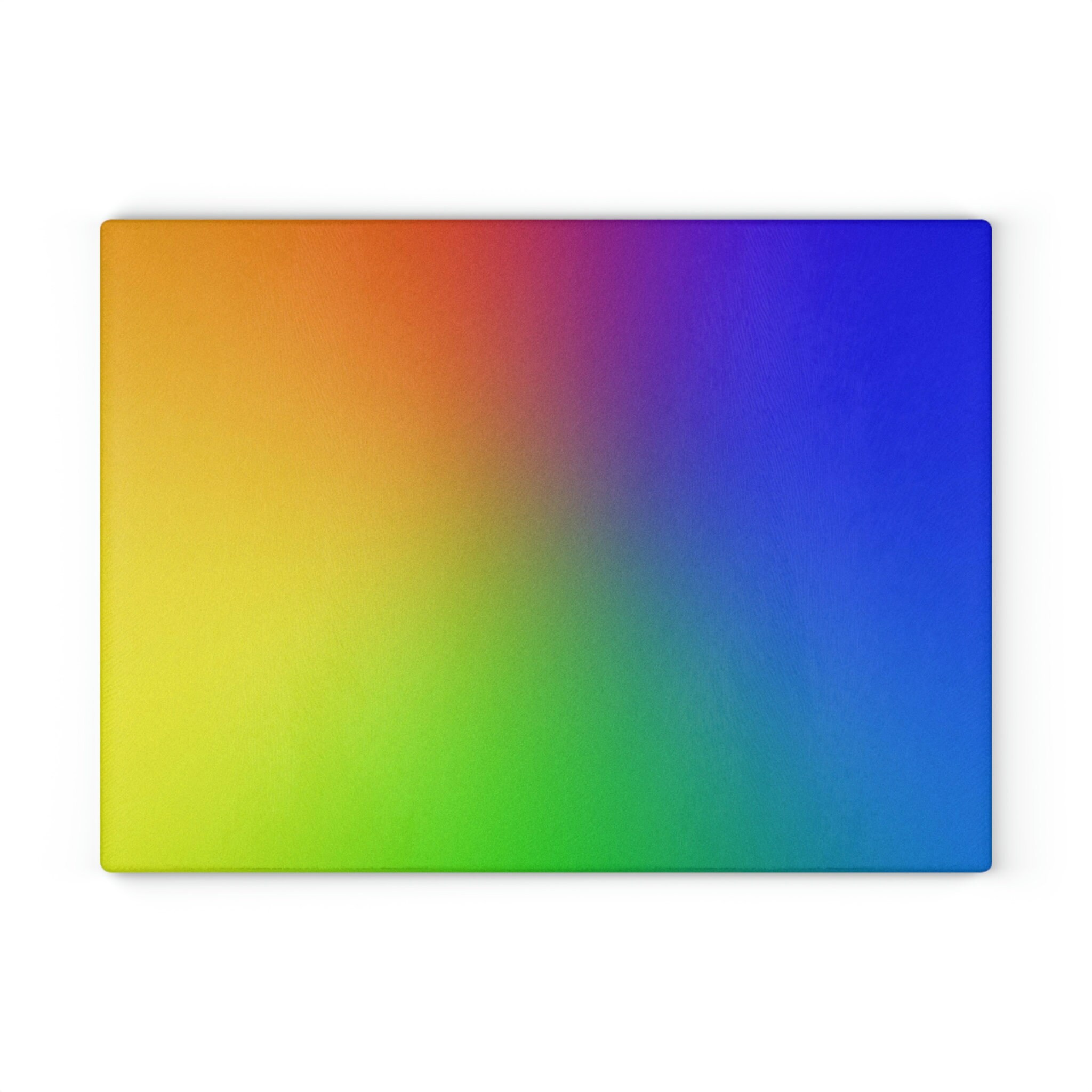 Rainbow Tempered Glass Cutting Board