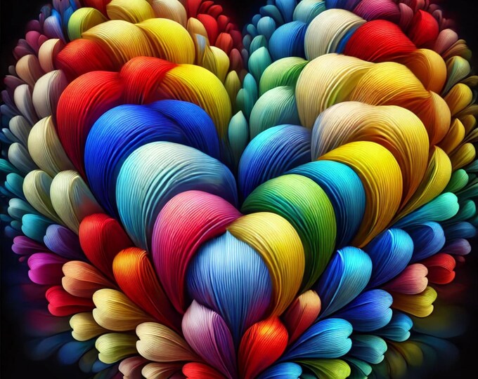 Featured listing image: Heart of Colors: A Tapestry of Love