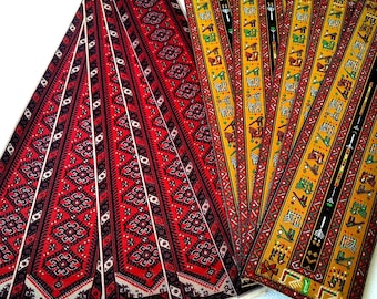 Fabric Bookmark,  Miniature design Kilims (5x21cm) (4x22cm) Free delivery