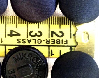 Satin Fabric covered Buttons 19mm (6 - 24 buttons) Sewing Vintage