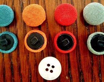 Fabric Buttons 12mm (10-25-50pc) 4 colors Bridal Sewing Free delivery