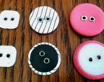Eyelet Buttons 11-17mm (10-50-6pcs) Square,Round Bridal Sewing Craft