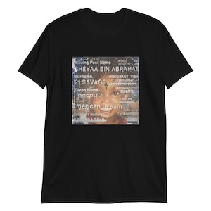 21 Savage T-shirt American Dream T-shirt, 2024 Album, American Dream Tour Merch Savage 21