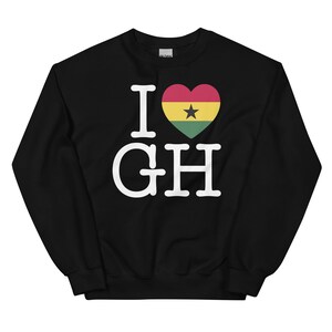 Made in Ghana Pullover Sweatshirt, Ghana Sweatshirt, Ghana Shirt, Ghana Travel Gift, Unisex Sweater Unisex Sweatshirt