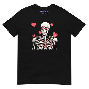Gothic Skull Heart Shirt | Heart Skull Skeleton Shirt | Valentines Day Skull Tee | Skull T-Shirt | Skull Tshirt | Skull Heart Graphic Tee