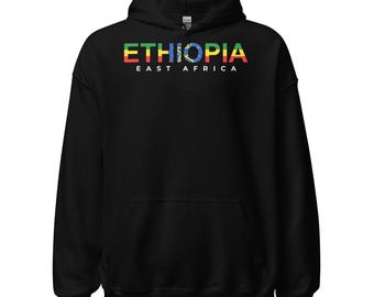 Ethiopia Pullover Hoodie, Ethiopia Hoodie, Ethiopia Shirt, Ethiopia Travel Gift, Unisex Hoodie Sweater Unisex Hoodie Sweatshirt
