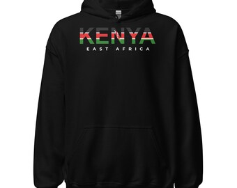 Kenya Pullover Hoodie, Kenya Hoodie, Kenya Shirt, Kenya Travel Gift, Unisex Hoodie Sweater Unisex Hoodie Sweatshirt