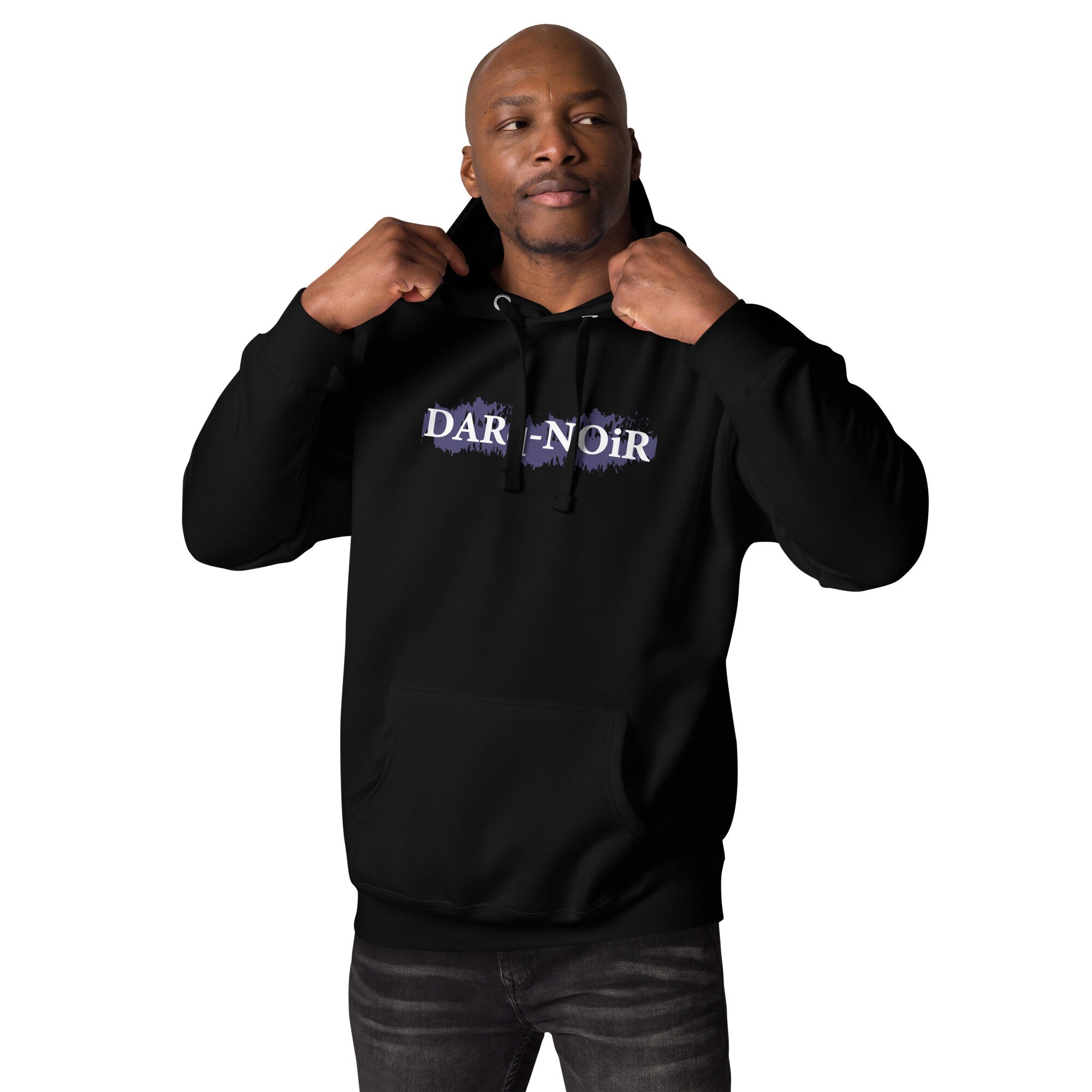 Darq Noir Unisex Hoodie Dark Black - Etsy